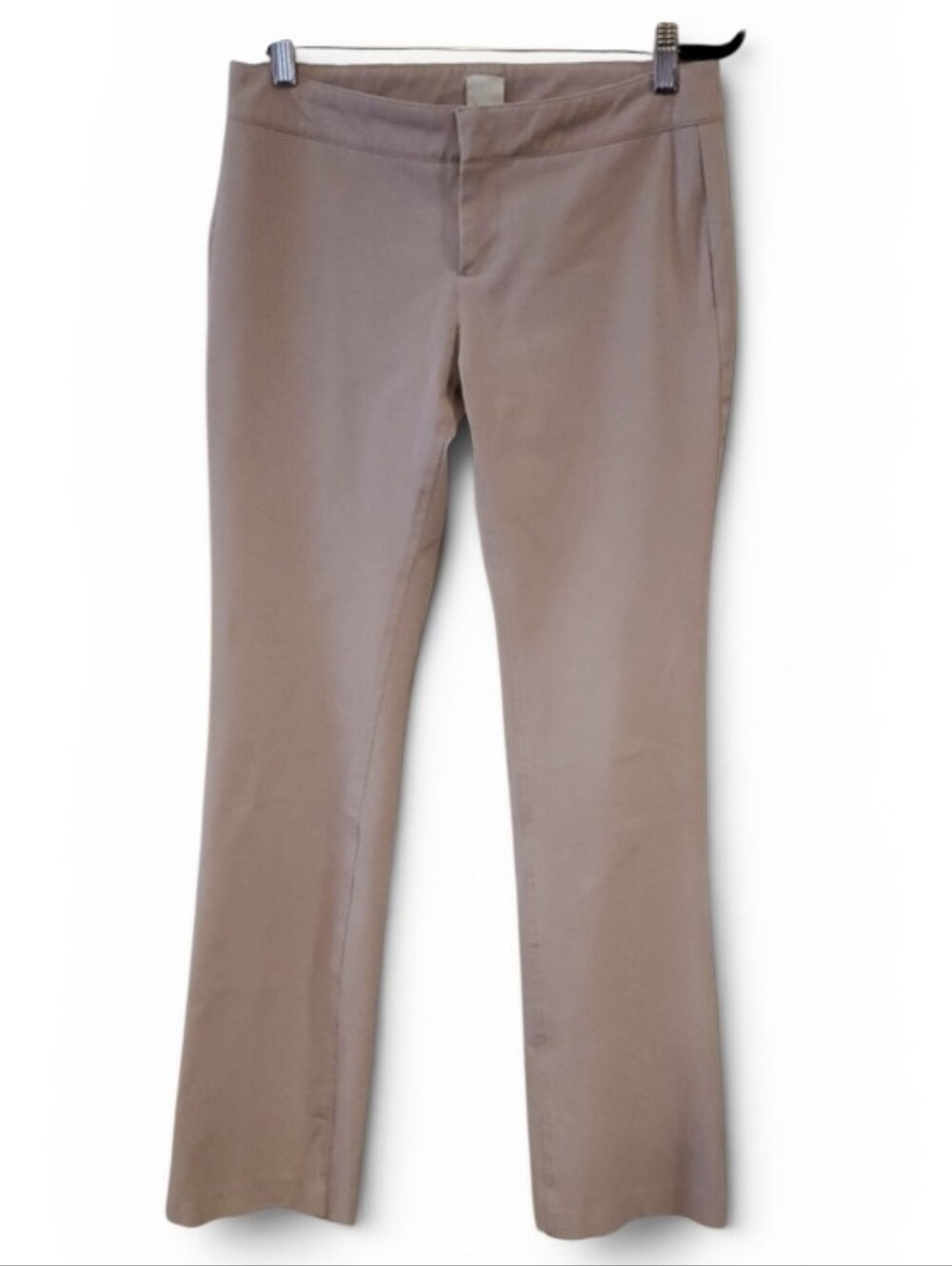 ecru Tan Slim Boot Cut Stretch Pants Size 2